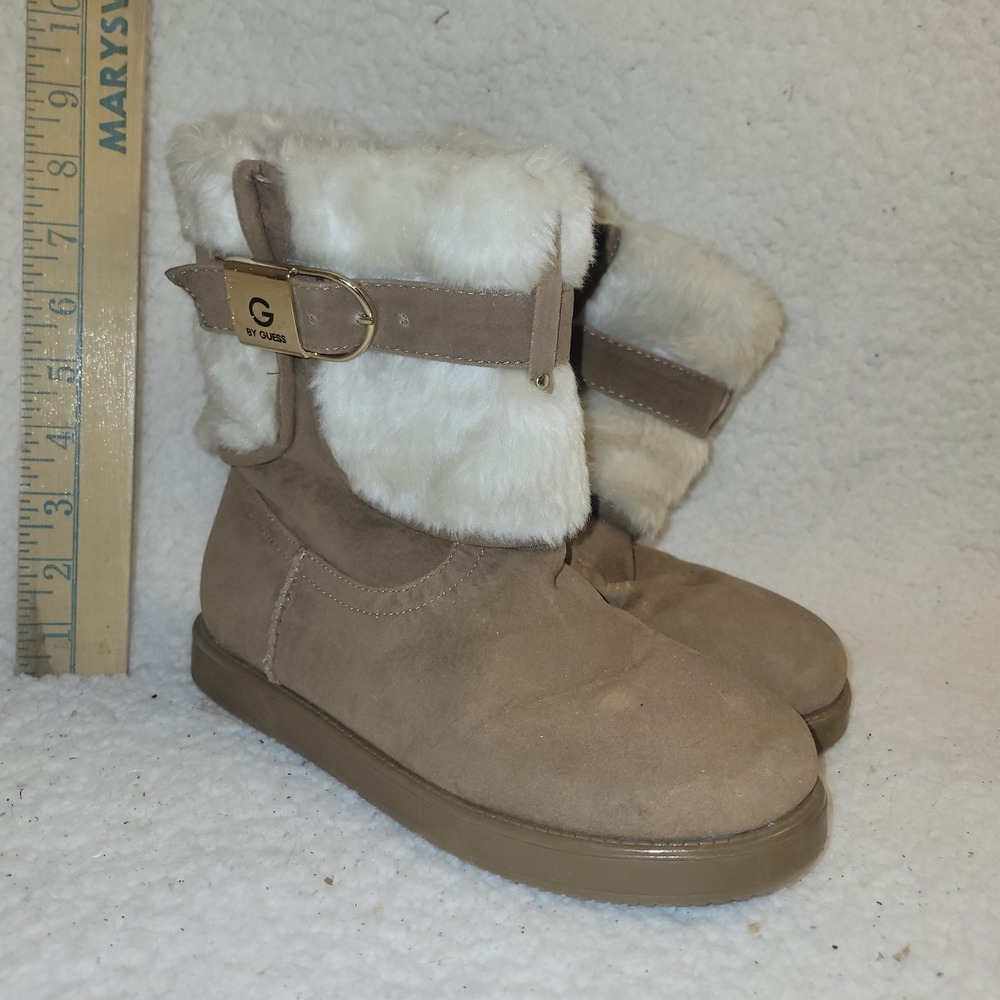G by Guess Cold‎ Weather Ankle Boots 6 Medium Brown